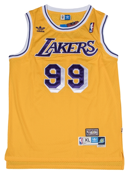 Lot Detail - Chevy Chase Fletch Los Angeles Lakers Yellow #99