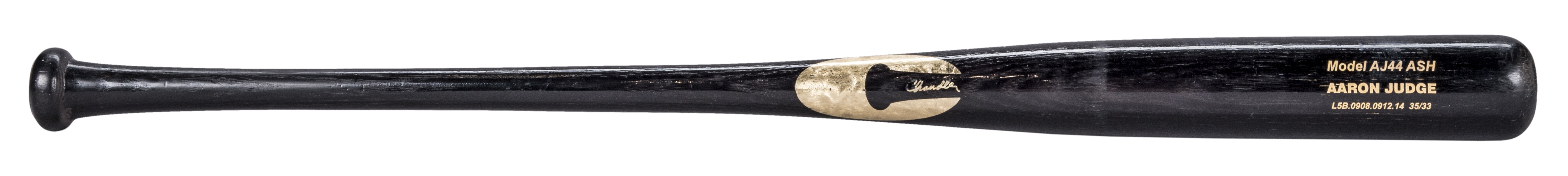 Lot Detail - 2014 Aaron Judge Game Used Chandler AJ44 Model Bat (PSA ...