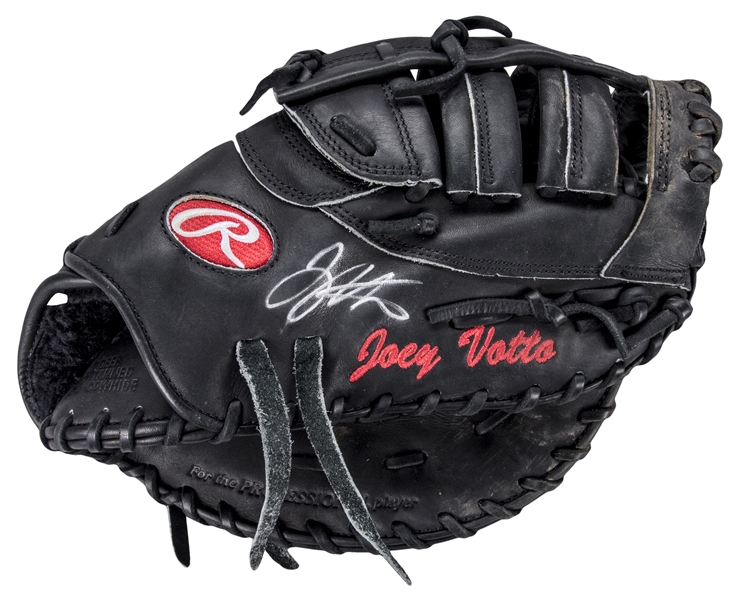Lot Detail - Joey Votto Game Used & Signed Fielder's Glove (PSA/DNA)
