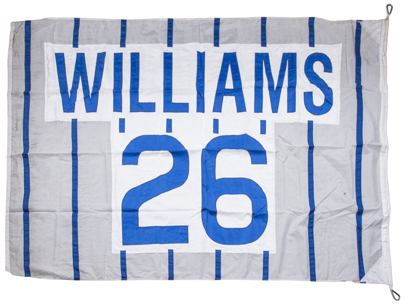 Lot Detail - Billy Williams Retired Jersey #26 70 x 46 Flag Flown at  Wrigley Field