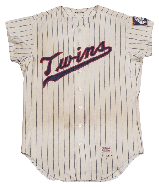 Lot Detail - 1967 Billy Martin Game Used Minnesota Twins Jersey