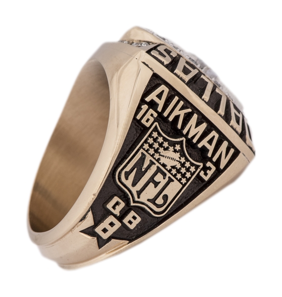 Lot Detail - 1992 Dallas Cowboys Super Bowl Prototype Ring - Aikman