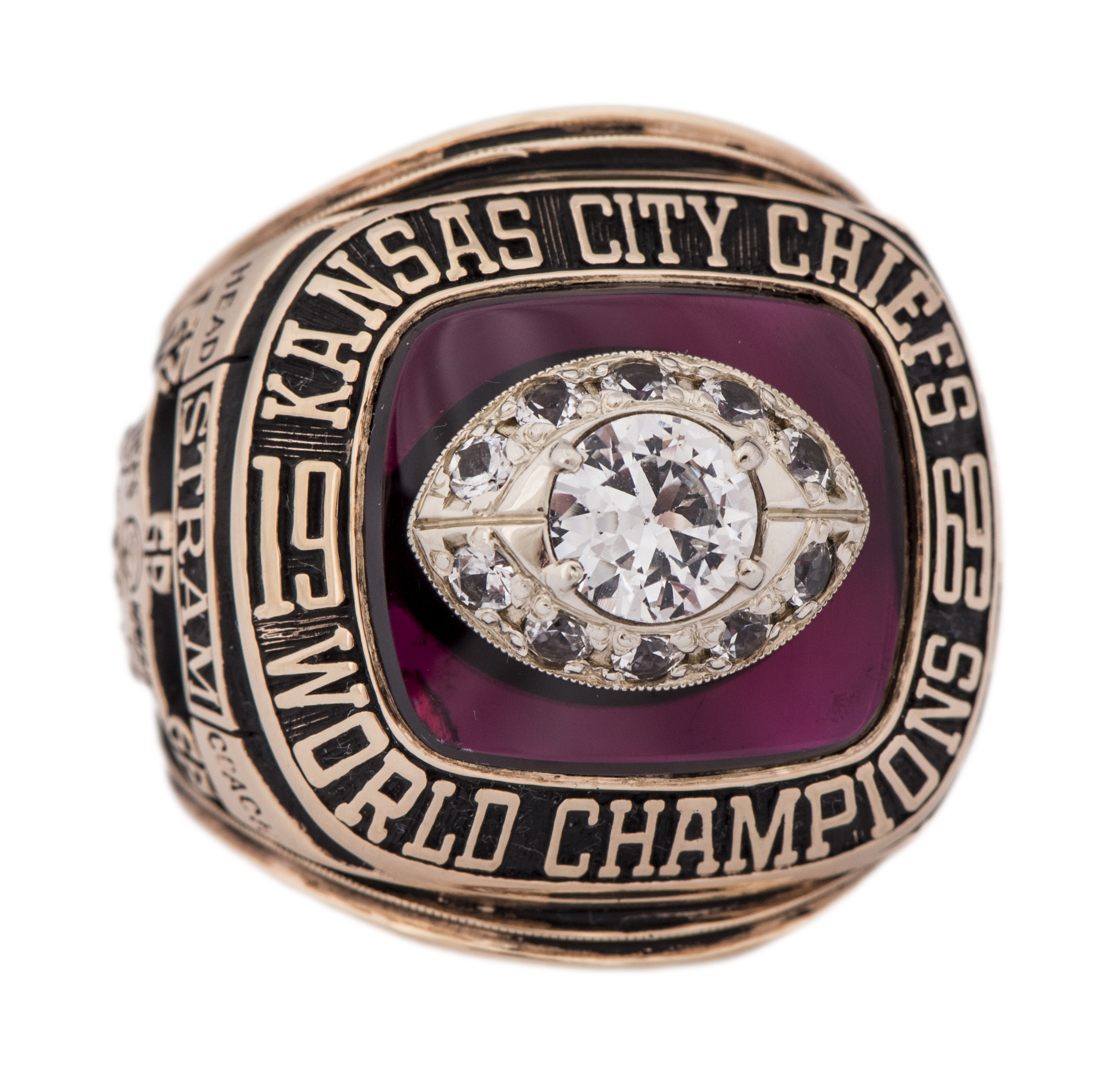 Lot Detail - 1969 Kansas City Chiefs Super Bowl IV Champions Salesman Sample Ring - Stram2825 x 2711