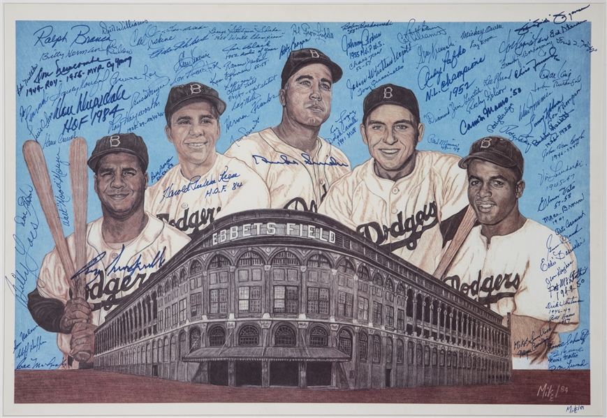 Lot Detail - Sandy Koufax Signed and inscribed 1955 Brooklyn
