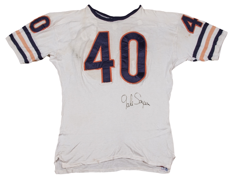 Lot Detail - 1965-68 Gale Sayers Game Used and Signed Chicago