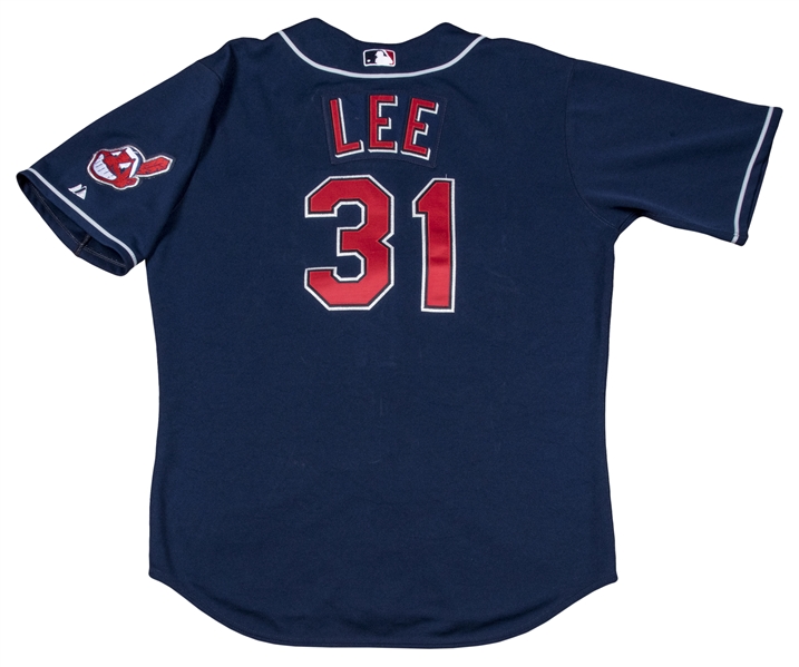 Lot Detail - 2005 Cliff Lee Game Used Cleveland Indians Alternate Jersey
