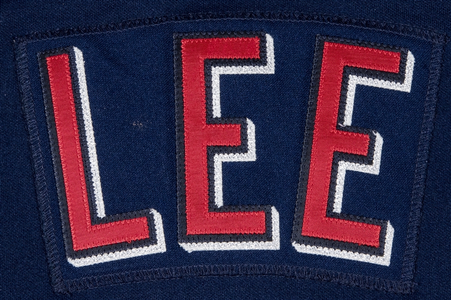 CLIFF LEE 2005 CLEVELAND INDIANS GAME WORN JERSEY