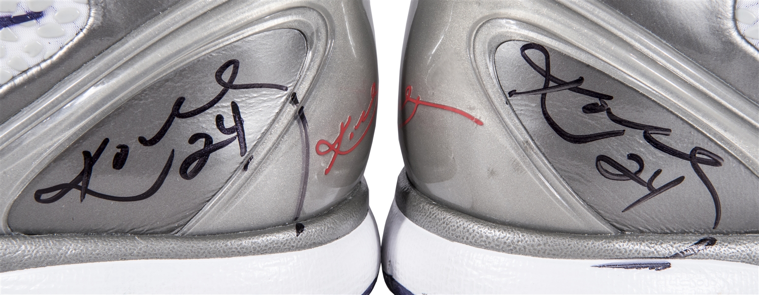 Lot Detail - RARE 2014-15 Kobe Bryant Game Worn & Signed Nike Personal  Model Sneakers (DC Sports)