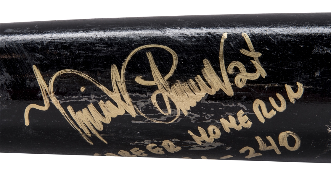 Cabrera Exclusive! Miguel Cabrera Autographed Game-Used Cracked Bat  (6/13/19) with Inscription 2741 Career Hit (MLB AUTHENTICATED)