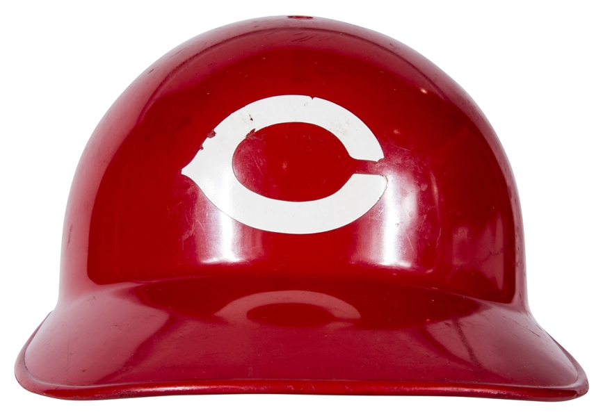 Rare Circa 1961 Cincinnati Reds Game Worn Batting Helmet