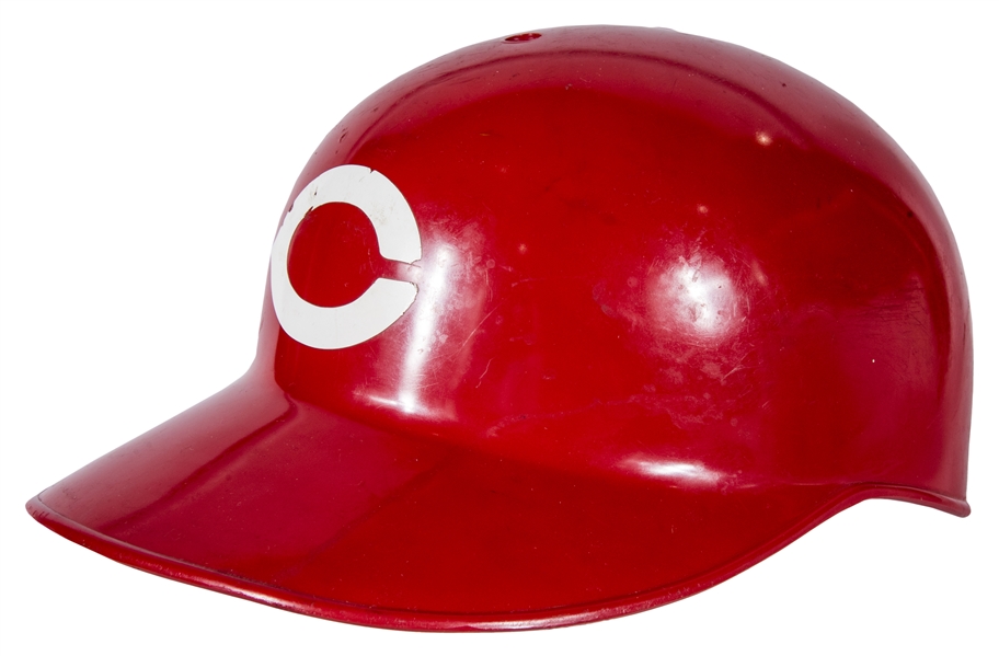 Pete Rose Autographed Cincinnati Reds Batting Helmet PR Holo Stock