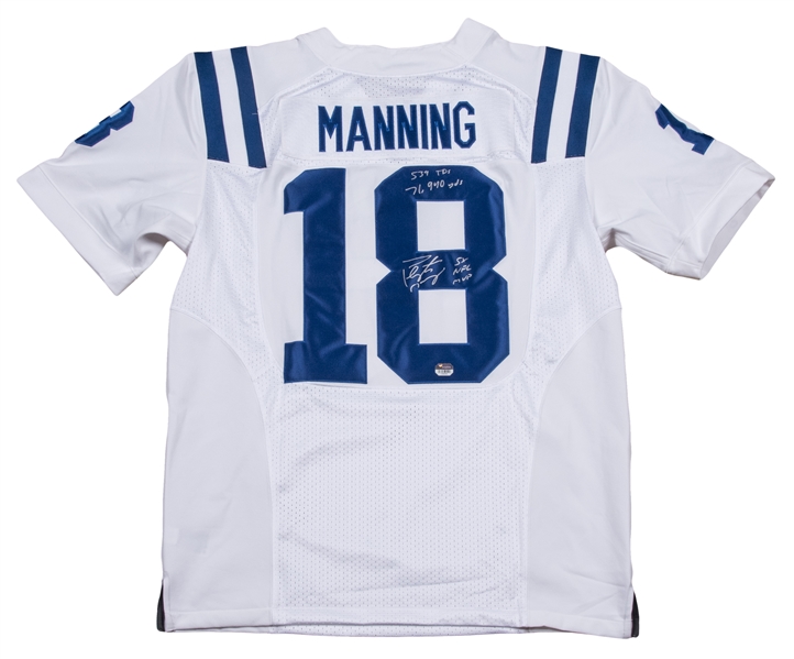 peyton manning autographed jersey
