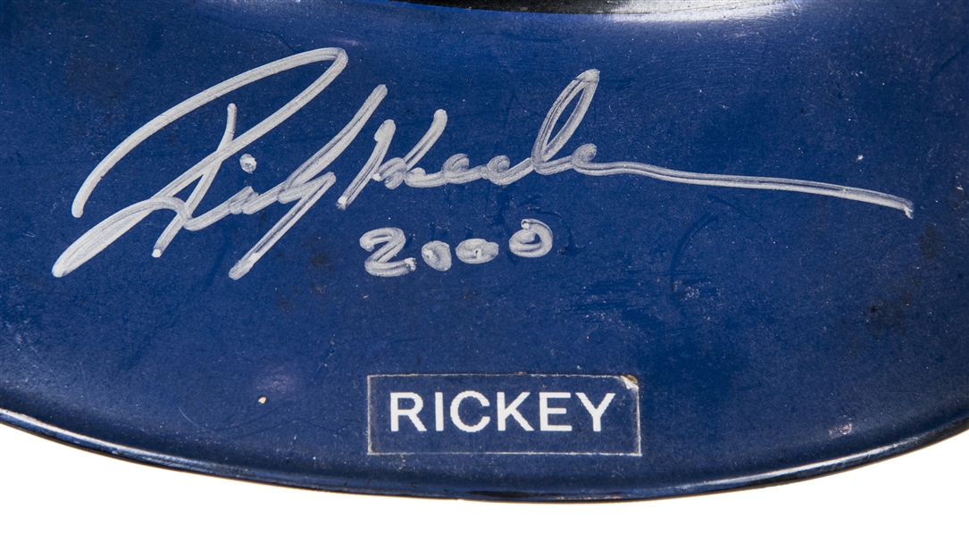 Lot Detail - 1999 Rickey Henderson New York Mets Game-Used & Autographed  Black Alternate Jersey (JSA • PE Straight Hemmed Tail)
