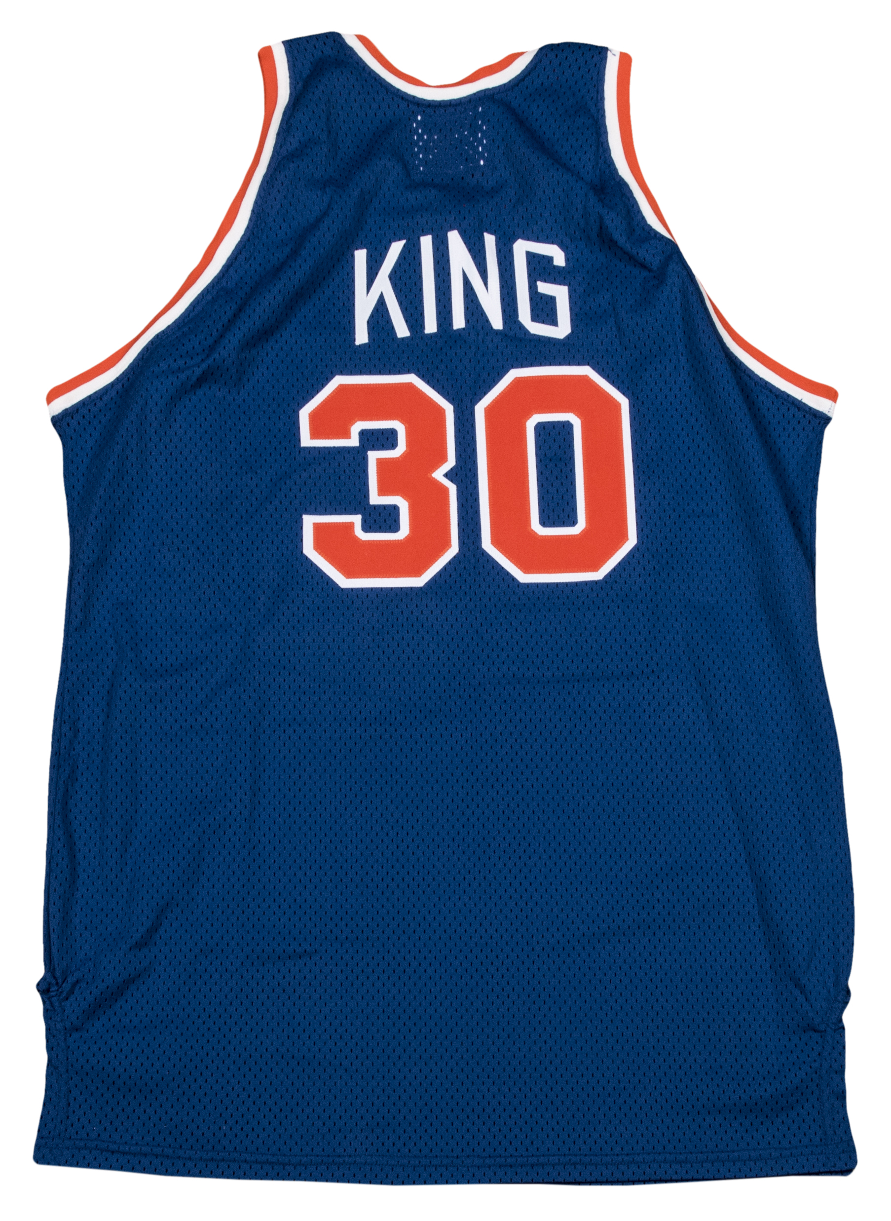 Lot Detail - 1986-87 Bernard King Game Used New York Knicks Road Jersey