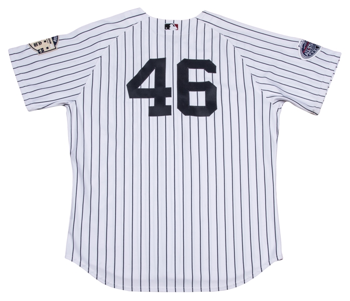 Lot Detail - 2008 Andy Pettitte Game Used New York Yankees Home Jersey Worn  on Final Old Yankee Stadium Opening Day 4/1/08 (MLB Authenticated, MEARS  A10 & Steiner)