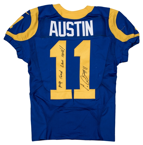 Lot Detail - 2015 Tavon Austin Game Used & Signed St. Louis Rams ...