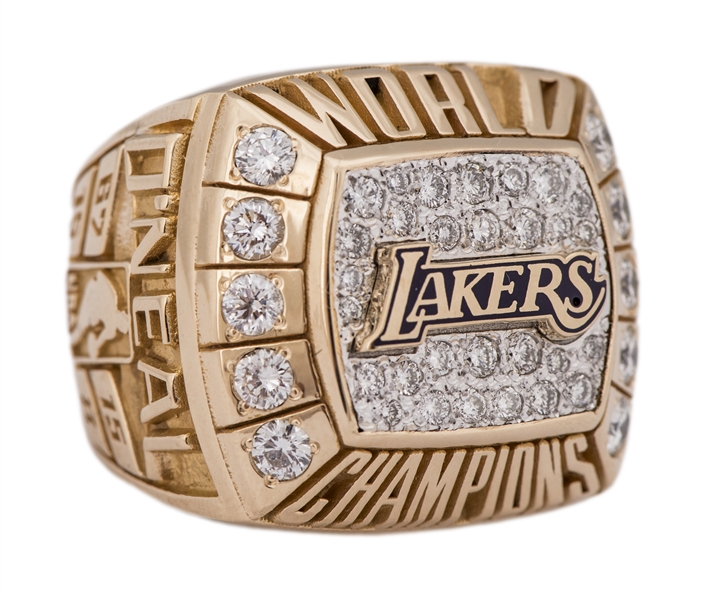 Kamer Of anders Knikken Lot Detail - Shaquille O'Neal 2000 Los Angeles Lakers NBA Championship Ring