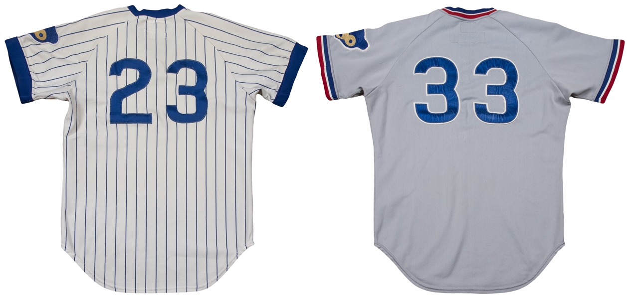 Lot Detail - Lot of (2) 1970s Chicago Cubs Game Used Jerseys