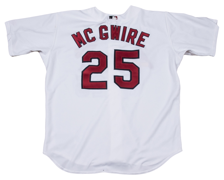 Mark McGwire signed Rawlings Authentic Cardinals jersey Steiner