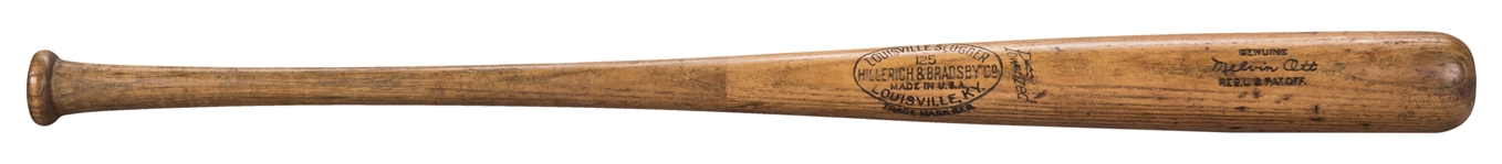 1939-43 Mel Ott Game Used Louisville Slugger Bat (PSA/DNA GU 8)
