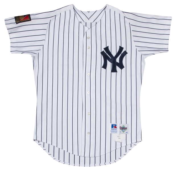 Lot Detail - 1994 Jimmy Key Game Used New York Yankees Home Jersey - AL  Wins Leader Season