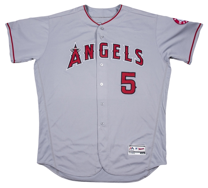 Mlb Los Angeles Angles W/ Embroidered Letterng Baseball Jersey