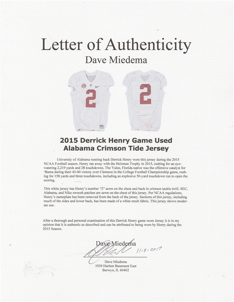 Bama, Alabama Nike Derrick Henry Jersey