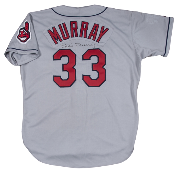 Eddie Murray Cleveland Indians Signed Authentic Jersey JSA Authenticated
