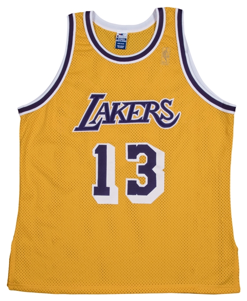 Lot Detail - Wilt Chamberlain Signed Los Angeles Lakers Home ...