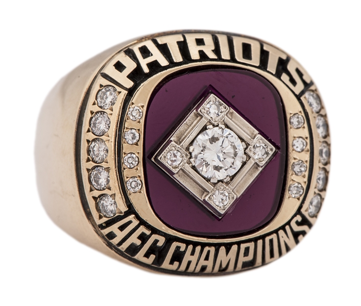 Lot Detail - 1985 New England Patriots AFC Championship Prototype Ring