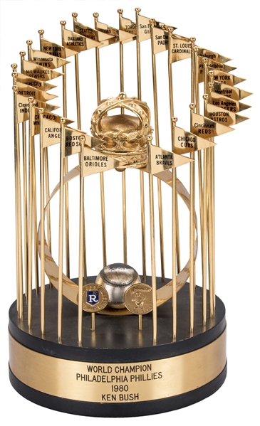 Lot Detail - 1980 Philadelphia Phillies World Series Trophy (Family LOA)
