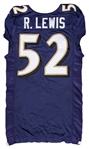 2009 Ray Lewis Game Used & Photo Matched Baltimore Ravens Jersey Used for 4 Games (Team LOA & MeiGray)