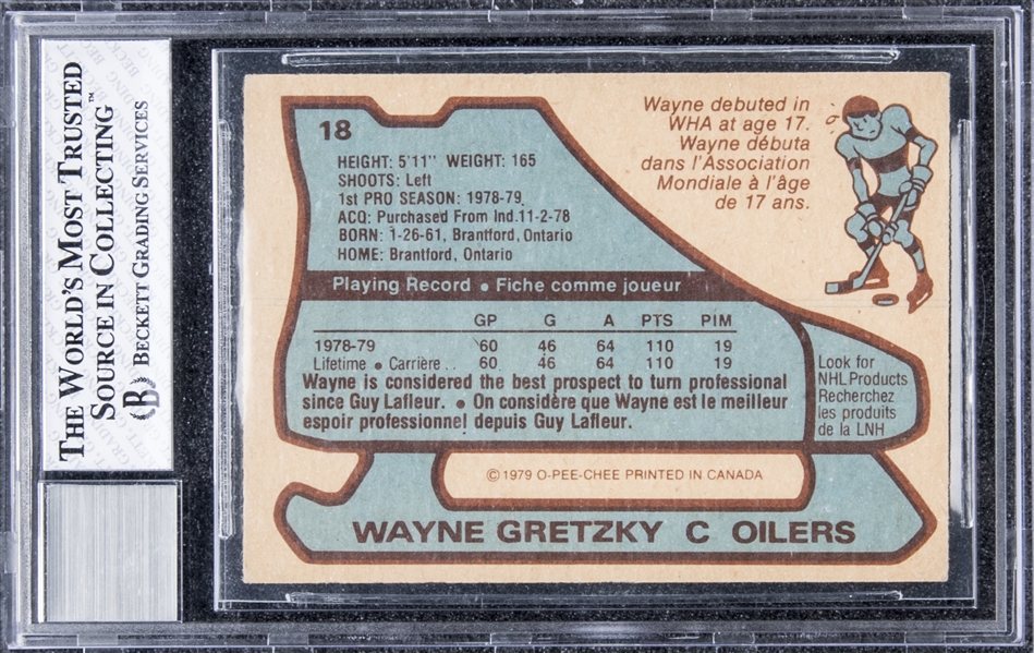 Lot Detail - 1979-80 O-Pee-Chee #18 Wayne Gretzky Rookie Card