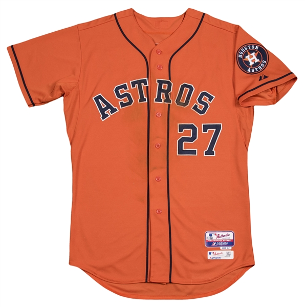 Lot Detail - Jose Altuve 2014 Houston Astros Game Worn Sunday