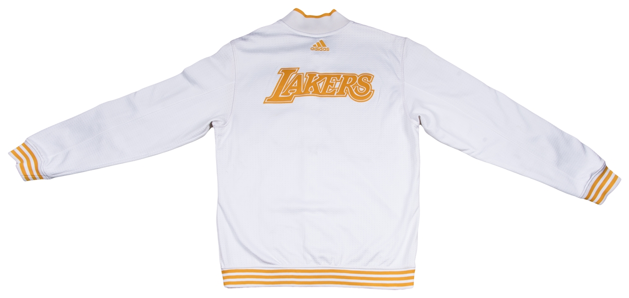 Lot Detail - Los Angeles Lakers Long Sleeve Warm-Up Shooting Shirt