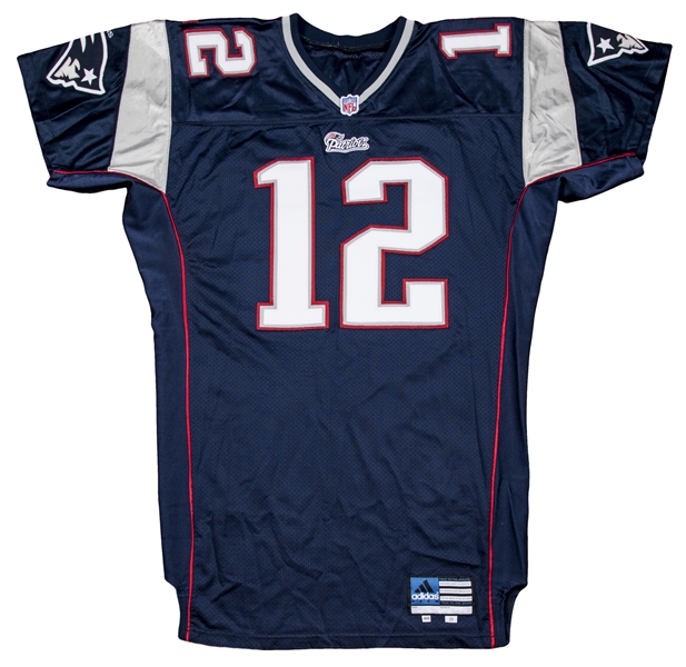 2001 Tom Brady Game Issued New England 