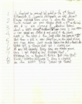Tupac Shakur "Why U Turn On Me" Hand Written Song Lyrics (JSA)