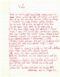 Tupac Shakur "Fame" Hand Written Song Lyrics (JSA)