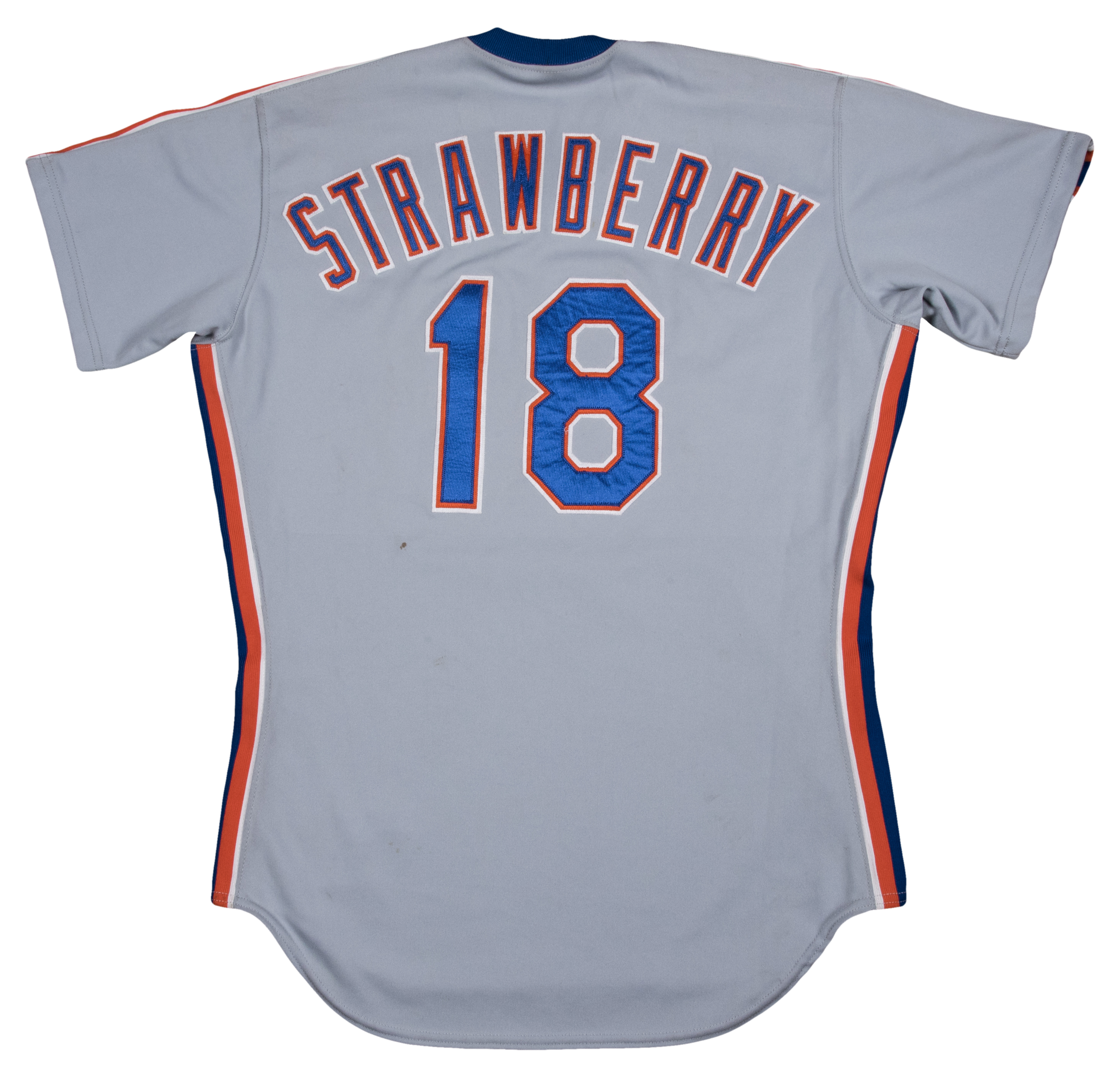 Lot Detail - 1990 Darryl Strawberry Game Used New York Mets Road Jersey