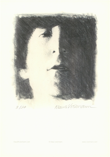 Lot Detail - Lot of (5) Beatles Lithos Signed by Artist Klaus Voormann