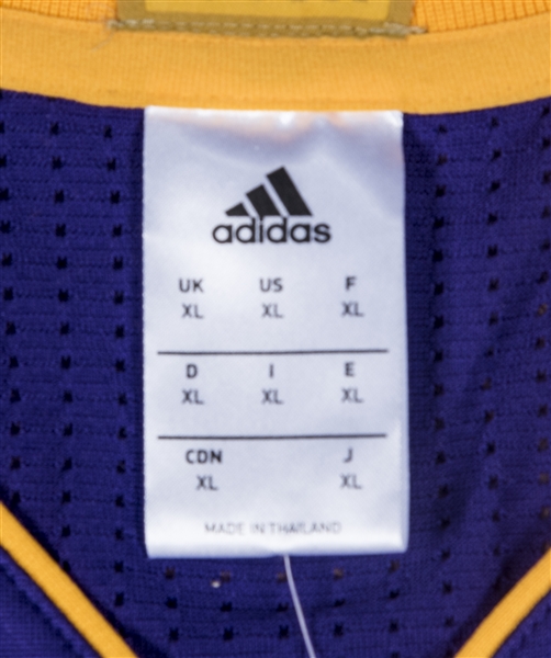 Kobe Bryant Los Angeles Lakers Autographed White Adidas Replica Jersey with  Black Mamba Inscription - Panini