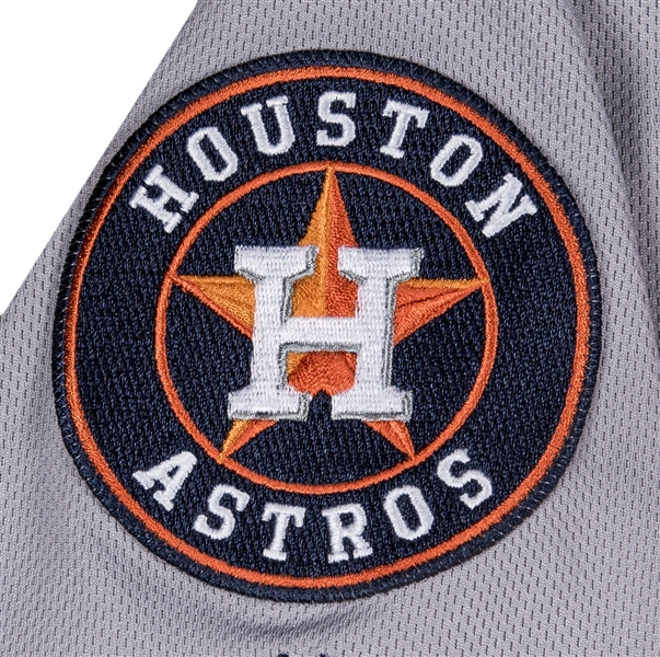 Lot Detail - 5/9/2017 CARLOS CORREA HOUSTON ASTROS (CHAMPIONSHIP SEASON)  GAME WORN HOME RUN JERSEY CAKED WITH DIRT (MLB AUTH.)