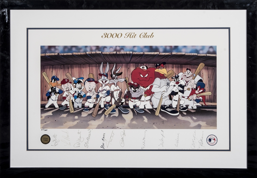 Sluggers Mlb And Looney Tunes Lithoserigraph