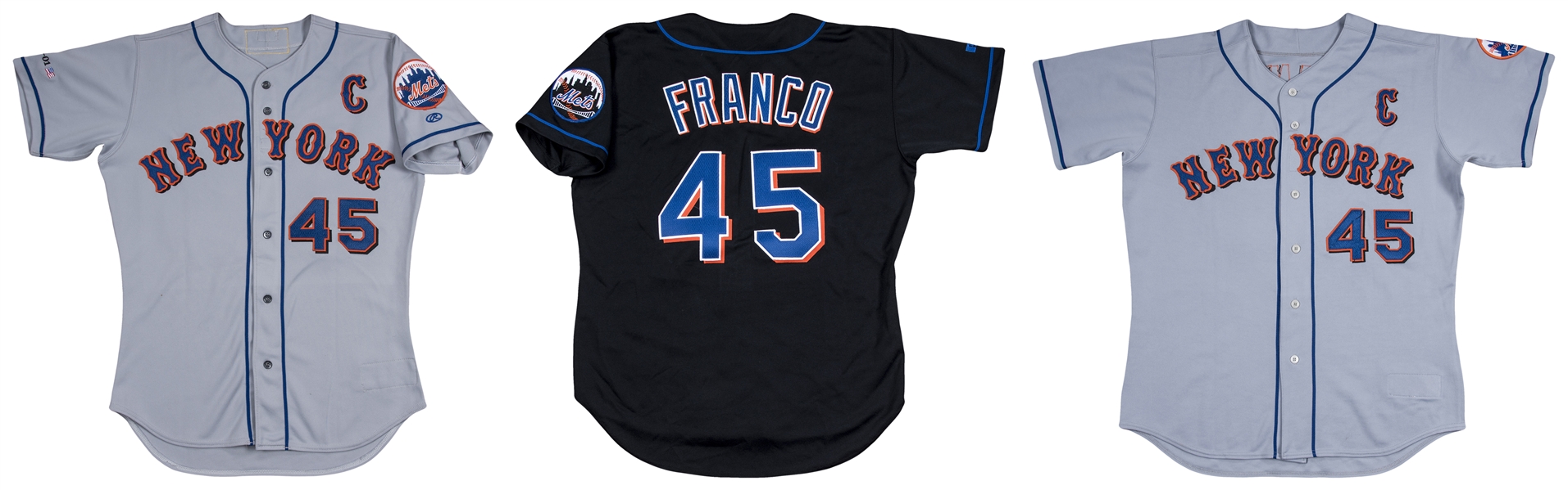 Sold at Auction: Fan Favorite John Franco Game Used & Signed 1999 NY Mets  Jersey. Ex. SCP Auctions
