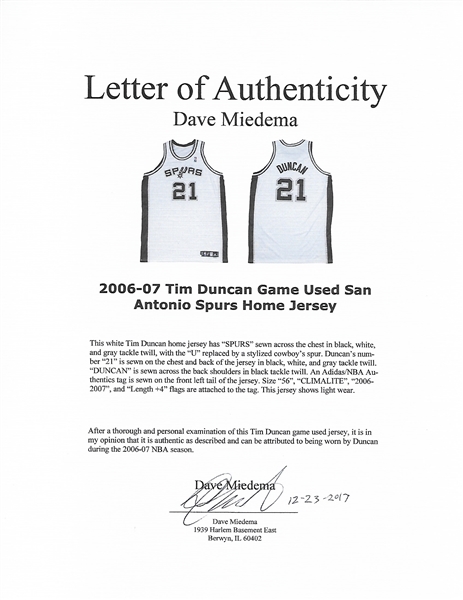 Tim Duncan 56 Size NBA Jerseys for sale