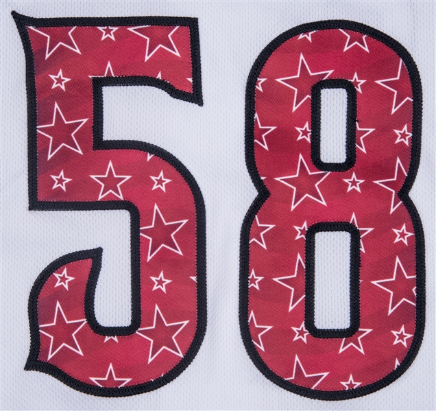 Cincinnati Reds Luis Castillo Fanatics Authentic Game-Used #58