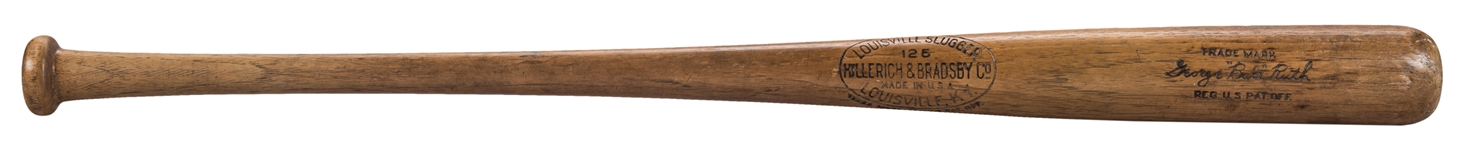 Tremendous 1929-30 Babe Ruth Game Used Louisville Slugger R34 Model Bat- Bone Rubbed (PSA/DNA GU 10)-Fresh to the Hobby