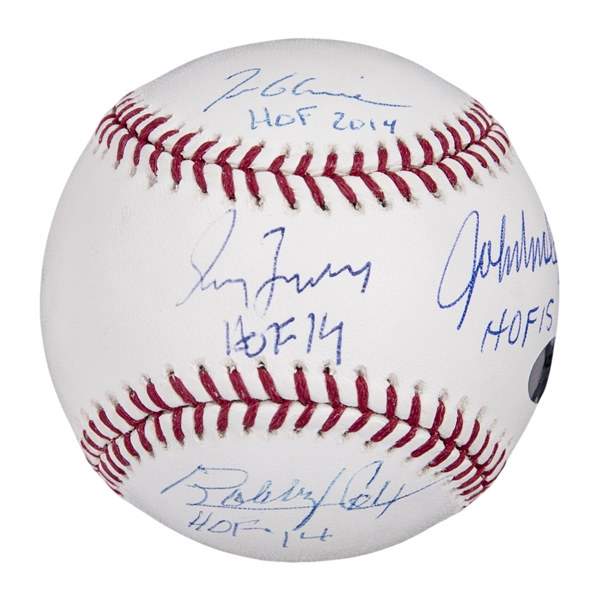 Tom Glavine Autographed MLB Signed Baseball Hall of Fame HOF 14