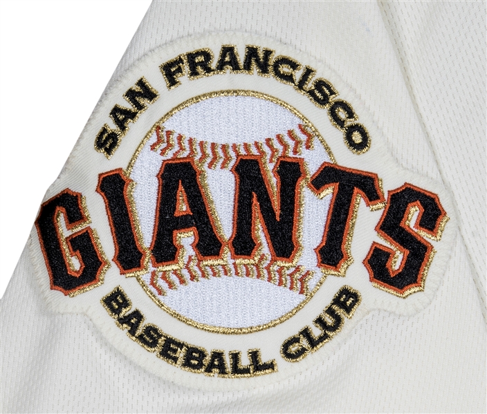 San Francisco Giants - 2016 Game-Used Road Jersey - Worn by #28 Buster Posey  on 9/23 - 1-4, 2 RBI, 2B - (Size 46)