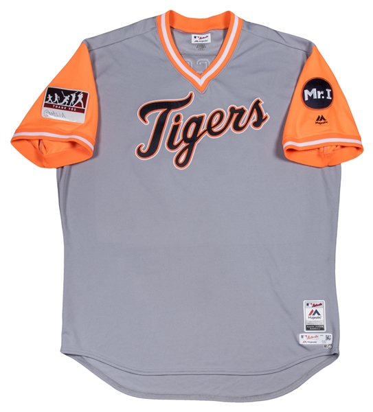 Lot Detail - 2017 Miguel Miggy Cabrera Game Used & Photo Matched Detroit  Tigers Alternate Road Jersey Used on 8/25/17 - Player's Weekend Jersey -  Home Run Jersey! (MLB Authenticated & Sports Investors)